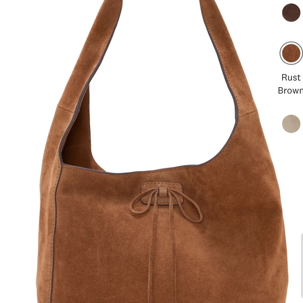 Lucky Brand Clem Mini Suede Hobo